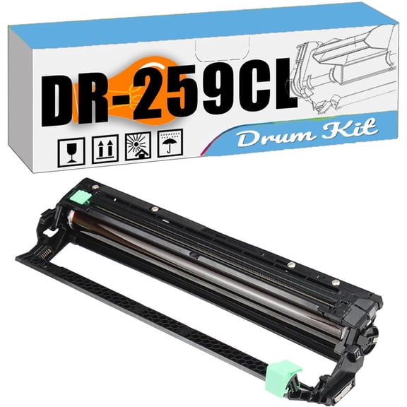 Compatible DR-259CL DR259CL Imaging Drum Kit, Work for Brother DCP-L3560CDW L3520CDW HL-L3220CW L3220CDW L3240CDW L8240CDW L3760CDW L3755CDW L3720CDW MFC-L8340CDW