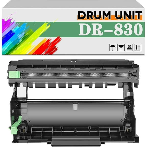 Compatible DR-830 DR830 Imaging Drum Kit Use for Brother DCP-L2640DW L2660DW MFC-L2760DW L2807DW L2820DW L2820DWXL HL-L2400D L2405W L2420DW Printers,High Print 12,00