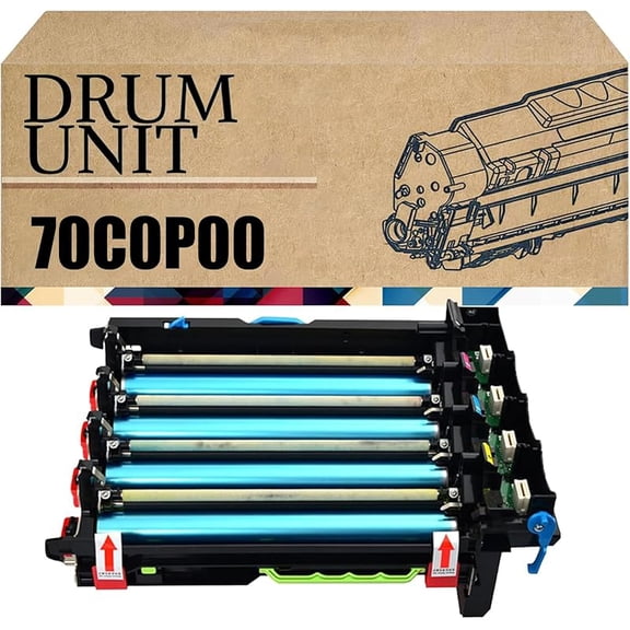 Compatible Drum Unit Replacement for Lexmark 70C0P00 Imaging Unit,for CS310 CS410 CS510 CS417 CX310 CX410 CX510 CX417 Printer (Without Developing Unit) 1Pack