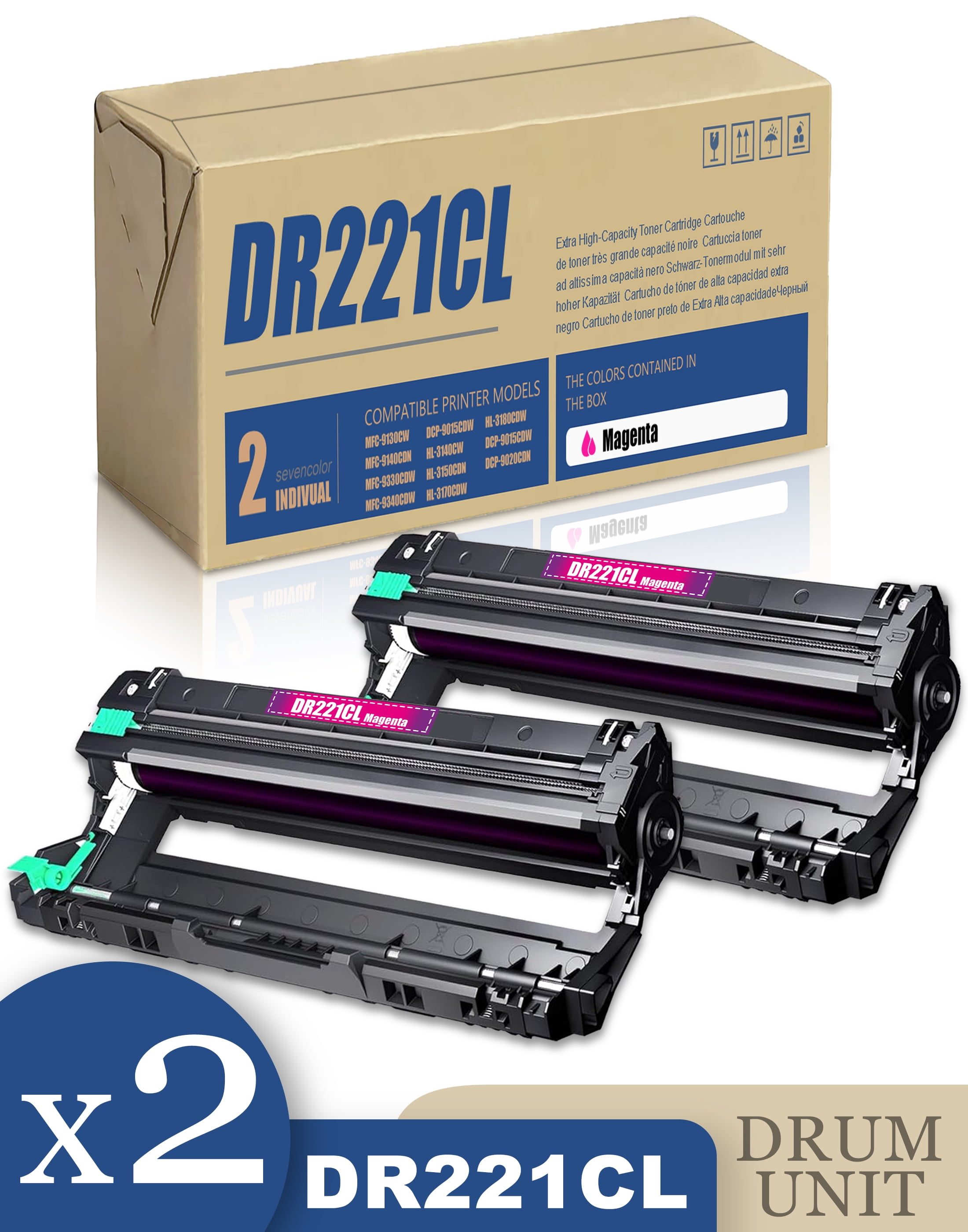 Compatible Drum Unit Replacement for Brother DR221CL DR221 DR221 DR