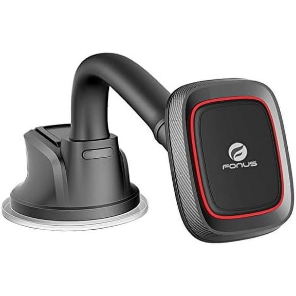 Compatible with DuraForce Pro 2 - Car Mount Magnetic Windshield Gooseneck Holder Window Glass Gooseneck Swivel Dock [Strong Grip Magnets] Works with DuraForce Pro 2