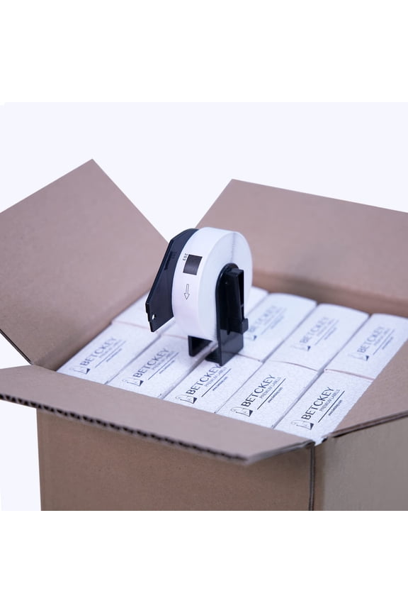 Compatible File Folder Labels Replacement for Brother DK-1203 (2/3" x 3-7/16"), Use with Brother QL Label Printers [20 Rolls/6000 Labels]