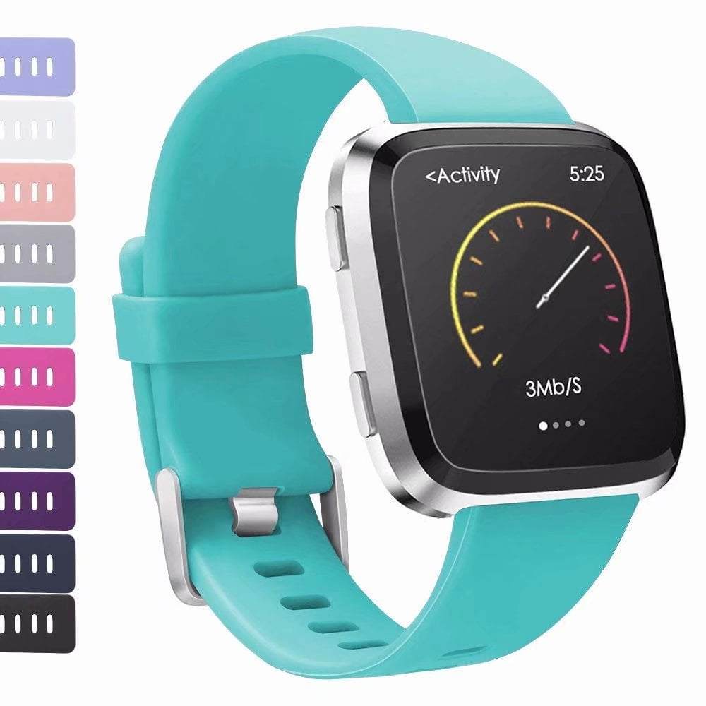 Compatible with Fitbit Versa 2/Versa/Versa Lite Edition/Versa Special  Edition Bands, Upgrade Replacement Wristbands for Fitbit for Women Men  Small for 5.5\