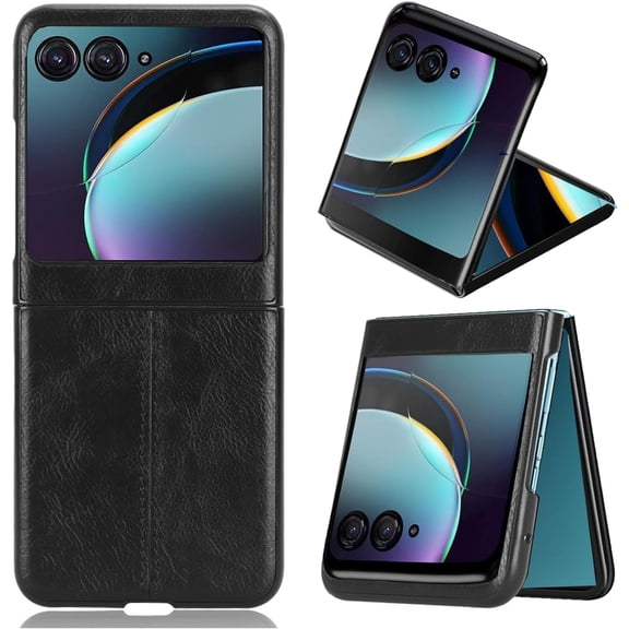 Compatible Flip Case for Motorola Razr Plus 2023 Case Clear,Motorola Razr 40 Ultra Case,Electroplating Shockproof Protective Case