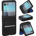 thumbnail image 1 of Compatible Flip Case for Motorola Razr Plus Case with Hinge Protector,Moto Razr Plus 2023 Case,Cute Hard PC Thin Shockproof Case for Motorola Razr Plus 2023 Case Motorola Razr 2023 case Black, 1 of 7