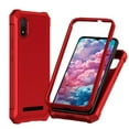 thumbnail image 1 of Compatible For Cloud Mobile Stratus C8 Slim Tough Hybrid Cell Phone Cover Case - Red, 1 of 5