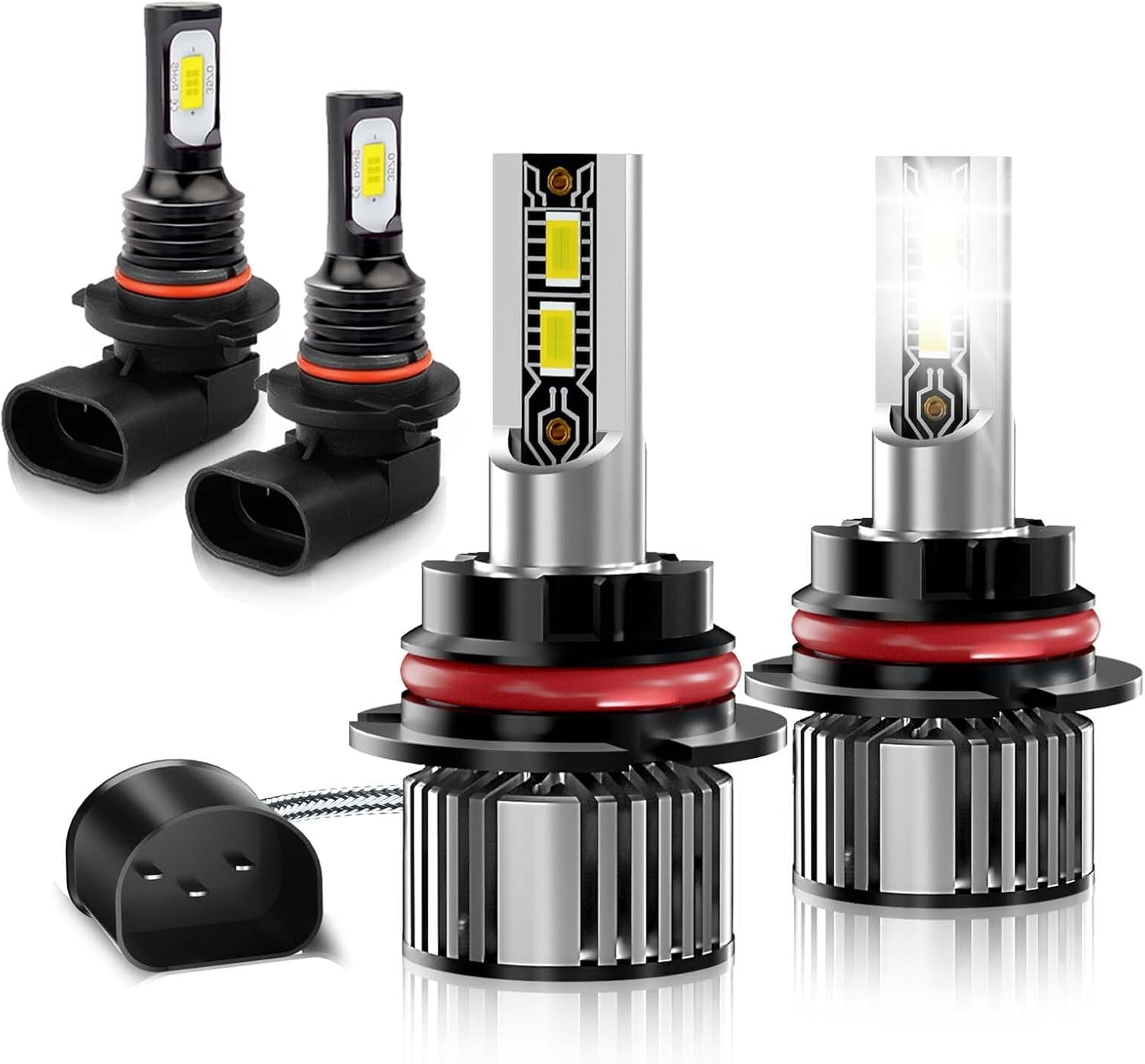 Compatible For Ford F250 F350 F450 F550 (1999-2004) bulbs, 9007/HB5 ...