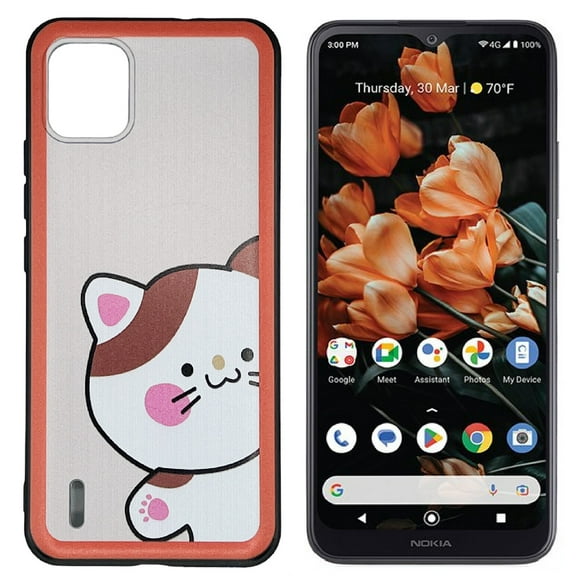 Compatible For Nokia C110 TPU 1-Piece Flexible Skin Cover Case - TPU Cat