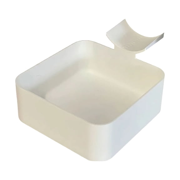 Compatible Front-Loader Washer Water-Catch Drop Tray, Leak-Containment Drain Accessory, Tool-Free Placement For Laundry Room, Basement, Apartment And Mobile-Home Utility Spaces