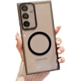 thumbnail image 1 of Compatible with Galaxy A14 5G Magnetic Clear Case[Compatible with Magsafe] Transparent Slim Thin TPU Bumper Shockproof Camera Lens Protective Cover Phone Case for Samsung Galaxy A14 5G(Black), 1 of 7