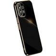 thumbnail image 1 of Compatible with Galaxy A32 5G Case Cover Cute Full Camera Lens Protection & Electroplate Shockproof Edge Bumper TPU Silicone Protective Phone Cases for Samsung Galaxy A32 5G 6.5"-Black, 1 of 10