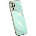 thumbnail image 1 of Compatible with Galaxy Note 20 Ultra Case Cover Camera Lens Protection & Electroplate Shockproof Bumper TPU Protective Phone Cases for Samsung Galaxy Note 20 Ultra 5G 6.9"-Light Green, 1 of 9