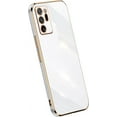 thumbnail image 1 of Compatible with Galaxy Note 20 Ultra Case Cover Full Camera Lens Protection & Electroplate Shockproof Bumper TPU Protective Phone Cases for Samsung Galaxy Note 20 Ultra 5G 6.9"-White, 1 of 10