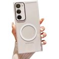 thumbnail image 1 of Compatible with Galaxy S20 FE Magnetic Clear Case[Compatible with Magsafe] Transparent Slim Thin TPU Bumper Shockproof Camera Lens Protective Cover Phone Case for Samsung Galaxy S20 FE(Clear), 1 of 8