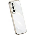 thumbnail image 1 of Compatible with Galaxy S21+ Plus Case Cover Cute Full Camera Lens Protection & Electroplate Shockproof Bumper Case Soft TPU Protective Phone Cases for Samsung Galaxy S21 Plus 5G 6.7"-White, 1 of 13