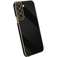 thumbnail image 1 of Compatible with Galaxy S21+ Plus Case Cover Cute Full Camera Lens Protection & Electroplate Shockproof Bumper Case Soft TPU Protective Phone Cases for Samsung Galaxy S21 Plus 5G 6.7"-Black, 1 of 8