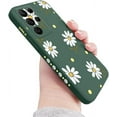 thumbnail image 1 of Compatible with Galaxy S21 Ultra Case Cute Daisy Pattern Camera Lens Protection Shockproof TPU Bumper Liquid Silicone Protective Cover Phone Cases for Samsung Galaxy S21 Ultra 5G 6.8"-Green, 1 of 14
