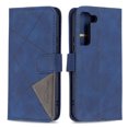 thumbnail image 1 of Compatible with Galaxy S22 Plus Case with Card Holder Slots, Allytech PU Leather Scratch Free Flip Kickstand Magnetic Snap Credit Card Slots Wallet Case for Samsung S22+ 6.6" 5G 2022, Blue, 1 of 5