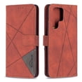 thumbnail image 1 of Compatible with Galaxy S22 Ultra Case with Card Holder Slots, Allytech PU Leather Scratch Free Flip Kickstand Magnetic Snap Credit Card Slots Wallet Case for Samsung S22 Ultra 6.8" 5G 2022, Brown, 1 of 5