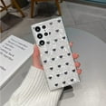 thumbnail image 1 of Compatible with Galaxy S23 Ultra Bling Case Glitter Pearly Luster Pattern Love Heart Cute Luxury Shiny Sparkle Unique Fashion Protection Shockproof Cover for Women Girls, 1 of 9