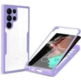 thumbnail image 1 of Compatible with Galaxy S23 Ultra Case with Built-in Screen Protector & Camera Lens Protector Anti-Scratch 360 Degree Slim Stylish Full Rugged Phone Cover Purple, 1 of 9