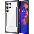 thumbnail image 1 of Compatible with Galaxy S23 Ultra Case, Heavy Duty Shockproof Military Drop Protection Slim Cases Phone Covers Clear for Samsung Galaxy S23 Ultra 5G 6.8 inches - Purple, 1 of 12
