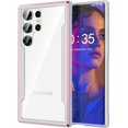 thumbnail image 1 of Compatible with Galaxy S23 Ultra Case, Heavy Duty Shockproof Military Drop Protection Slim Cases Phone Covers Clear for Samsung Galaxy S23 Ultra 5G 6.8 inches - Rose Gold, 1 of 12