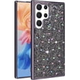 thumbnail image 1 of Compatible with Galaxy S23 Ultra Diamond Case Cute Bling Glitter Rhinestone Crystal Shiny Sparkle Protective Cover with Electroplate Plating Bumper Luxury Fashion Protection Case, 1 of 7