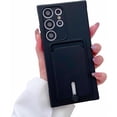 thumbnail image 1 of Compatible with Galaxy S24 Ultra Wallet Case with Card Holder Slim Soft Shockproof Protective Case Camera Lens Protection Card Slot Case for Galaxy S24 Ultra Women Men, Black, 1 of 8
