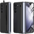 thumbnail image 1 of Compatible for Galaxy Z Fold 5 Case with Slim S Pen, Galaxy Z Fold 5 Case S Pen Fold Edition, Ultra-Thin Silky Liquid PC Matte Bumper Phone Case Cover for Samsung Galaxy Z Fold5 5G 2023 Black, 1 of 7
