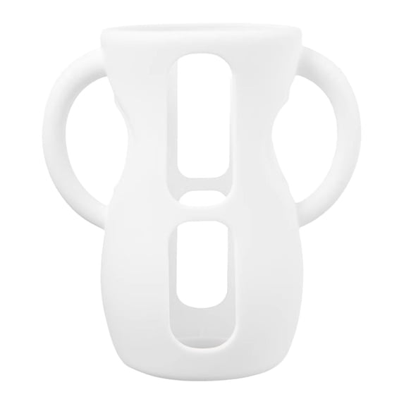 Compatible Glass Baby Bottle Sleeve with Handle 240ml Breakage Holder for Natural Feeding