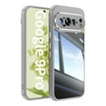 thumbnail image 1 of Compatible with Google Pixel 10 /10 Pro Phone Case,Built-in Lens Camera Protector,Transparent Back Design,Ultra Slim Shockproof Protection Anti-Scratch TPU Bumper Thin Fit Phone Case,Gray, 1 of 6