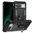 thumbnail image 1 of Compatible with Google Pixel 3A Case Built-in 360 Ring Holder Kickstand, Extreme Protection Military Armor Magnetic Car Dual Layer Protective Heavy Duty Phone Cover For Google Pixel 3A,Black, 1 of 7