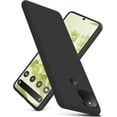 thumbnail image 1 of Compatible with Google Pixel 5 Case, Thin Liquid Silicone Case,Shockproof,Slim Thin Phone Case for Google Pixel 5, Full Body Screen Camera Protective Cover-Black 4-Pixel5-01, 1 of 7
