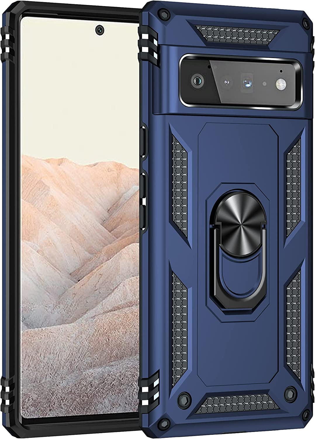 Compatible with Google Pixel 6 Pro Case Heavy Duty Rugged Full Body ...