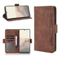thumbnail image 1 of Compatible with Google Pixel 6 Wallet Case, Detachable Outer Pouch PU Leather Flip Folio Case with Card Holders RFID Blocking Kickstand [Shockproof TPU Inner Shell] Phone Cover,Brown, 1 of 7