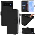 thumbnail image 1 of Compatible with Google Pixel 6 Wallet Case with RFID Blocking Credit Card Holder, PU Leather Folio Flip Kickstand Protective Shockproof Anti-fall Phone Case Cover Women Men,Black, 1 of 11