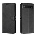 thumbnail image 1 of Compatible for Google Pixel 6A Wallet Case with Card Slots Holder Magnetic Flip Cover, Luxury PU Leather Soft Silicone Shockproof Kickstand Folio Case for Google Pixel 6A,Black, 1 of 7