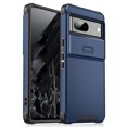 thumbnail image 1 of Compatible with Google Pixel 6a Case with Camera Lens Cover , Military Grade Drop Protection, Shockproof Anti-fall Anti-scratch Non-slipping Heavy Duty Protective Phone Case,Blue, 1 of 9