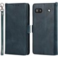 thumbnail image 1 of Compatible with Google Pixel 6a Premium Faux Leather Wallet Case with RFID Blocking Card Holder,[Stand Feature] Magnetic Closure Protective,Wrist Strap Wallet Case for Pixel 6a 6.1 Inch (Blue), 1 of 13