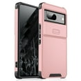 thumbnail image 1 of Compatible with Google Pixel 7 Pro Case with Camera Lens Cover , Military Grade Drop Protection, Shockproof Anti-fall Anti-scratch Non-slipping Heavy Duty Protective Phone Case,Pink, 1 of 9