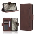 thumbnail image 1 of Compatible with Google Pixel 7 Pro Wallet Case, Detachable Outer Pouch PU Leather Flip Folio Case with Card Holders RFID Blocking Kickstand [Shockproof TPU Inner Shell] Phone Cover,Brown, 1 of 7