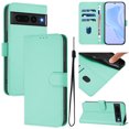 thumbnail image 1 of Compatible with Google Pixel 7 Pro Wallet Case with RFID Blocking Credit Card Holder, PU Leather Folio Flip Kickstand Protective Shockproof Anti-fall Phone Case Cover Women Men,Mint, 1 of 11