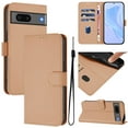 thumbnail image 1 of Compatible with Google Pixel 7 Wallet Case with RFID Blocking Credit Card Holder, PU Leather Folio Flip Kickstand Protective Shockproof Anti-fall Phone Case Cover Women Men,Nude, 1 of 11