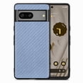 thumbnail image 1 of Compatible with Google Pixel 7A Case,Cute Woven Pattern Case for Women Men,Bumper,Soft Shockproof Camera Protection Phone Case TPU Anti-Bump Silicone Wireless Charging Case for Google Pixel 7A,Blue, 1 of 9