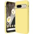 thumbnail image 1 of Compatible with Google Pixel 7A Case Shockproof, Ultra Slim Google Pixel 7A Phone Case Silicone Protective Cases Soft with Anti-Scratch Microfiber Lining (Yellow), 1 of 7