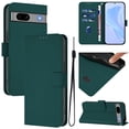 thumbnail image 1 of Compatible with Google Pixel 7A Wallet Case with RFID Blocking Credit Card Holder, PU Leather Folio Flip Kickstand Protective Shockproof Anti-fall Phone Case Cover Women Men,Darkgreen, 1 of 11
