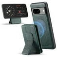 thumbnail image 1 of Compatible for Google Pixel 7A Wallet Case,[Support MagSafe Wireless Charging] Back Flip Magnetic Leather Phone Cover with Detachable RFID Blocking Card Holder For Google Pixel 7A,Green, 1 of 12