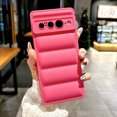 thumbnail image 1 of Compatible for Google Pixel 8 Pro 6.7" Liquid Silicone Case, Flexible TPU Bumper Soft Gel Rubber Down Jacket Cover, Shockproof Protective Lightweight Slim Phone Case for Google Pixel 8 Pro, Rose, 1 of 8