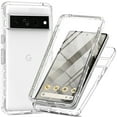 thumbnail image 1 of Compatible with Google Pixel 8 Pro Case,[Non-Yellowing] Transparent 360° Full Body Rugged Slim Shockproof Bumper with Built-in Screen Protector Anti-Scratch Case for Google Pixel 8 Pro,Clear, 1 of 5